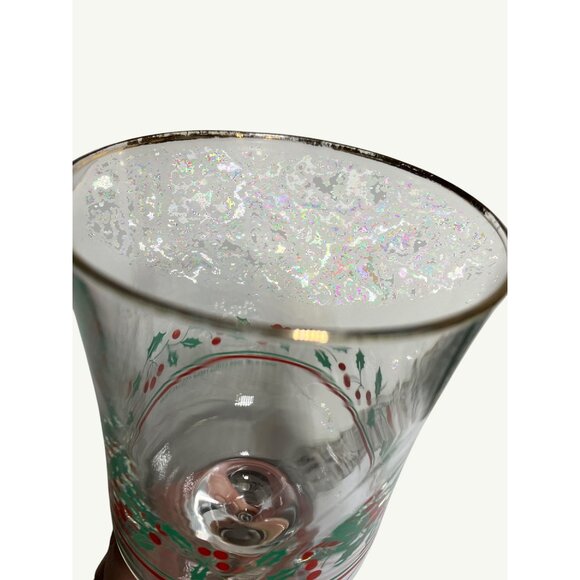 Arbys 1986 Christmas Collection Holiday Glasses Set of 2 - Picture 7 of 8